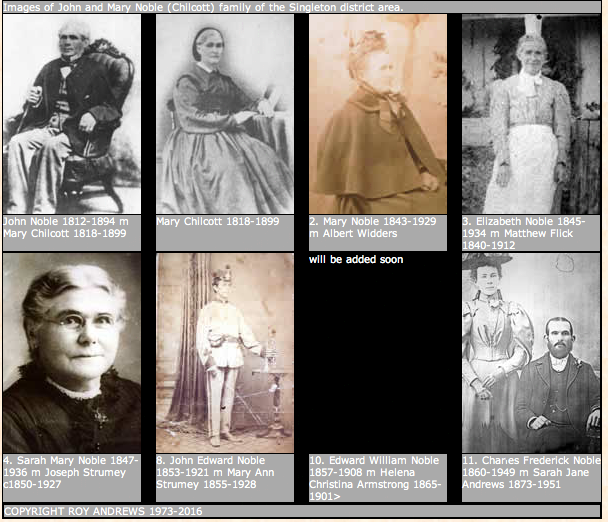 NOBLE FAMILY OF SINGLETON